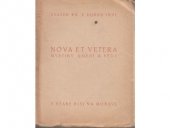 kniha Nova et vetera mystiky, umění a vědy, Marta Florianová 1921