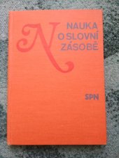 kniha Nauka o slovní zásobě, Státní pedagogické nakladatelství 1980