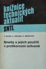 kniha Smalty a jejich použití v protikorozní ochraně, SNTL 1986
