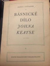 kniha Básnické dílo Johna Keatse, SPN 1958