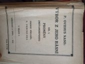 kniha Výbor z jeho básní. Díl 1, - Proměny, Springer 1941