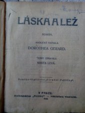 kniha Láska a lež Román, Politika 1912