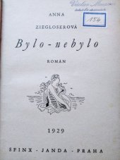 kniha Bylo - nebylo román, Sfinx, Bohumil Janda 1929