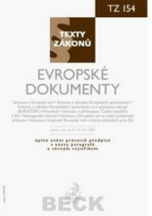kniha Evropské dokumenty právní stav ke dni 15. listopadu 2009, C. H. Beck 2009