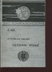 kniha Večerní písně, J. Otto 1905