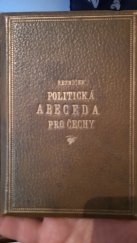kniha Politická abeceda pro Čechy, A. Storch a syn 1891