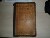 kniha Kuchařské předpisy pro žákyně kuchařských škol i pro domácnost, K. Ausobský 1927
