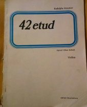 kniha 42 etud Violino, Opus 1979