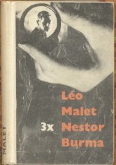 kniha 3x Nestor Burma, Odeon 1967