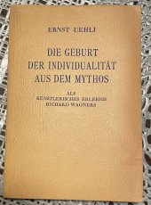 kniha Die Geburt der Individualität aus dem Mythos, Verlag 1937