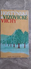 kniha Vizovické a Hostýnské vrchy, Sportovní a turistické nakladatelství 1960