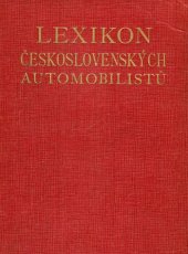 kniha Lexikon československých automobilistů s automobilovým slovníkem v pěti řečech, Maximilian Donath 1935