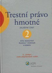 kniha Trestní právo hmotné, ASPI  2007