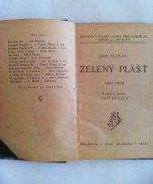 kniha Zelený plášť. I[-II], F. Topič 1919