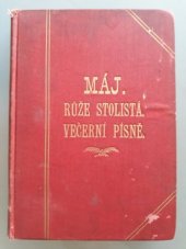 kniha Máj romantická báseň Karla Hynka Máchy, I.L. Kober 1897