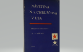 kniha Návštěva N.S. Chruščova v USA Projevy a dokumenty 15.-27. září 1959, SNPL 1959