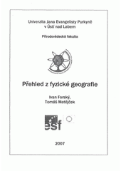 kniha Přehled z fyzické geografie, Univerzita Jana Evangelisty Purkyně 2007