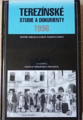 kniha Terezínské studie a dokumenty 1996, Academia 1996