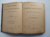 kniha Prodromus českých obratlovců soustavný přehled se stručnými diagnosami, Alois Wiesner 1894