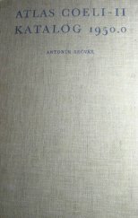kniha Atlas coeli 2. [část Katalog 1950.0., Československá akademie věd 1959