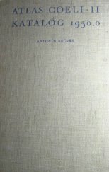 kniha Atlas coeli 2. [část Katalog 1950.0., Československá akademie věd 1959