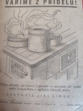 kniha Vaříme z přídělu! ..., Hospodářská pomoc 1942