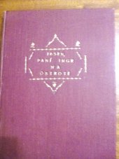 kniha Paní Inger na Östrotě hra o pěti dějstvích, Sfinx 1928