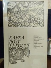 kniha Kapka rosy tekoucí Malý výbor z barokní poezie, Blok 1969