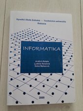 kniha Informatika, VŠB - Technical University of Ostrava 2008