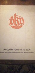 kniha Pfingstfest Trautenau 1936, Josef Gittler  1936
