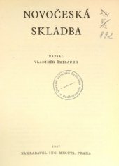 kniha Novočeská skladba [První část nové mluvnice moderního jazyka], Ing. Mikuta 1947