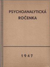 kniha Psychoanalytická ročenka 1947 Psychoanalytický sborník 1947, Nakladatelské družstvo Máje 1947