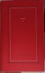 kniha Básně. 4. [sv.], - Láska ; Z písní o jediné věci ; Srdce a mračna ; Básně z časopisů a sborníků ; Básně z rukopisu, Odeon 1984