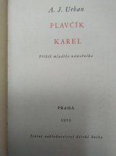 kniha Plavčík Karel Příběh mladého námořníka, SNDK 1955
