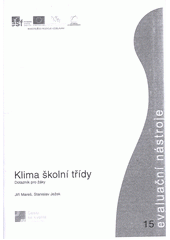 kniha Klima školní třídy dotazník pro žáky, Národní ústav pro vzdělávání 2012