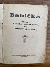 kniha Babička obrazy z venkovského života, Nákladem Bohuslava Chrastiny 1919