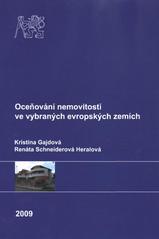 kniha Oceňování nemovitostí ve vybraných evropských zemích, České vysoké učení technické, Fakulta stavební 2009