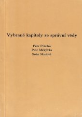 kniha Vybrané kapitoly ze správní vědy, Masarykova univerzita 1993