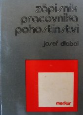 kniha Zápisník pracovníka pohostinství, Merkur 1977