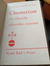 kniha Chesterton, čili filosofie zdravého rozumu, Vyšehrad 1939