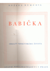 kniha Babička Obrazy venkovského života, Státní nakladatelství 1945