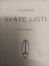 kniha Sváté listí Črty a obrázky, Vačlena 1913