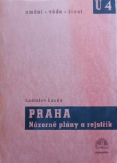 kniha Praha názorné plány a rejstřík, Ústav pro učebné pomůcky průmyslových a odborných škol 1947