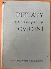 kniha Diktáty a pravopisná cvičení , Státní pedagogické nakladatelstí 1962