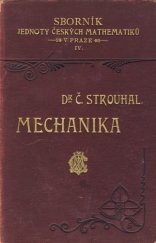 kniha Mechanika, Jednota čes. mathematiků 1901