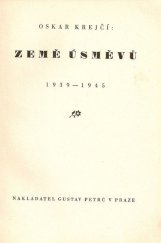 kniha Země úsměvů 1939-1945, Gustav Petrů 1945