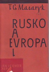 kniha Rusko a Evropa studie o duchovních proudech v Rusku; sv.1, Jan Laichter 1930