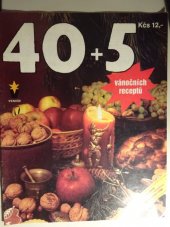 kniha 40 + 5 vánočních receptů, Venuše 1990