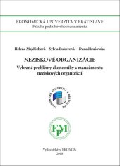 kniha Neziskové organizácie Vybrané problémy ekonomiky a manažmentu neziskových organizácií, Vydavateľstvo EKONÓM 2025