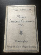 kniha Petites Causeries francaises, Quelle&Mayer 1928